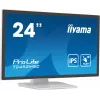 iiyama ProLite T2452MSC-W1 arvutimonitor 61 cm (24 tolli) 1920 x 1080 pikslit Full HD LCD puuteekraan Mitmekasutaja Valge