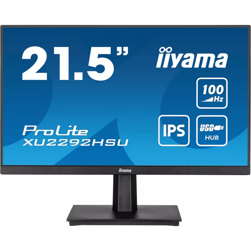 iiyama ProLite XU2292HSU-B6 arvutimonitor 54.6 cm (21.5 tolli) 1920 x 1080 pikslit Full HD LED must