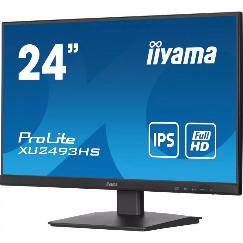 iiyama ProLite XU2493HS-B6 arvutimonitor 60,5 cm (23,8 tolli) 1920 x 1080 pikslit Full HD LED must