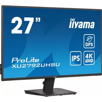 iiyama ProLite XU2792UHSU-B6 arvutimonitor 68,6 cm (27 tolli) 3840 x 2160 pikslit 4K Ultra HD LED must