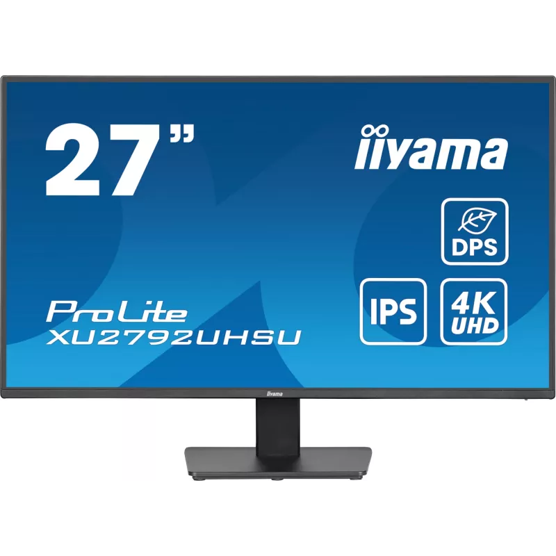 iiyama ProLite XU2792UHSU-B6 arvutimonitor 68,6 cm (27 tolli) 3840 x 2160 pikslit 4K Ultra HD LED must