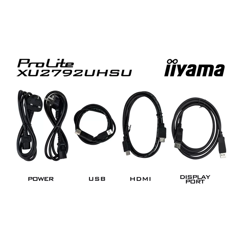 iiyama ProLite XU2792UHSU-B6 arvutimonitor 68,6 cm (27 tolli) 3840 x 2160 pikslit 4K Ultra HD LED must