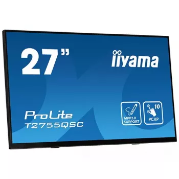 iiyama ProLite T2755QSC-B1 arvutimonitor 68,6 cm (27 tolli) 2560 x 1440 pikslit Quad HD LCD puuteekraan Must
