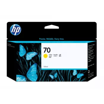 HP 70 130 ml kollane DesignJet tindikassett