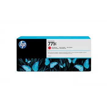 HP 771C 775 ml Chromatic Red DesignJet tindikassett, HP DesignJet Z6200 Photo Printer seeria, termiline tindiprinter, Singapur, 324 mm, 120 mm, 64 mm