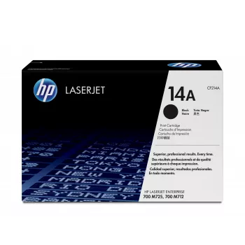 HP 14A must originaal LaserJet toonerikassett, 10000 lehekülge, must, 1 tk
