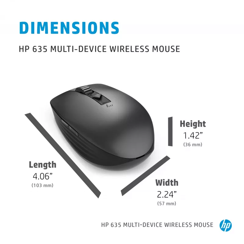 Hiir HP 635 mitme seadme juhtmevaba RF-juhtmevaba + Bluetooth