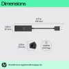 HP USB 3.0 to Gigabit RJ45 Adapter G2, juhtmega, USB, Ethernet, must