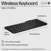 HP 475 kaherežiimiline juhtmevaba klaviatuur, täissuuruses (100%), juhtmevaba, RF-juhtmevaba + Bluetooth, membraan, must