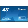 iiyama PROLITE LE4341S-B2 Digitaalne infotahvel 108 cm (42.5 tolli) LCD 350 cd/m² Full HD Must 18/7