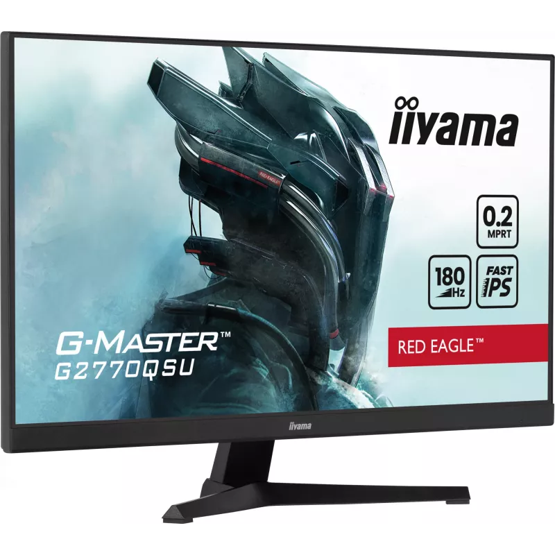 iiyama G-MASTER G2770QSU-B6 arvutimonitor 68,6 cm (27 tolli) 2560 x 1440 pikslit Wide Quad HD LED Must
