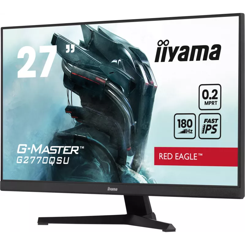 iiyama G-MASTER G2770QSU-B6 arvutimonitor 68,6 cm (27 tolli) 2560 x 1440 pikslit Wide Quad HD LED Must