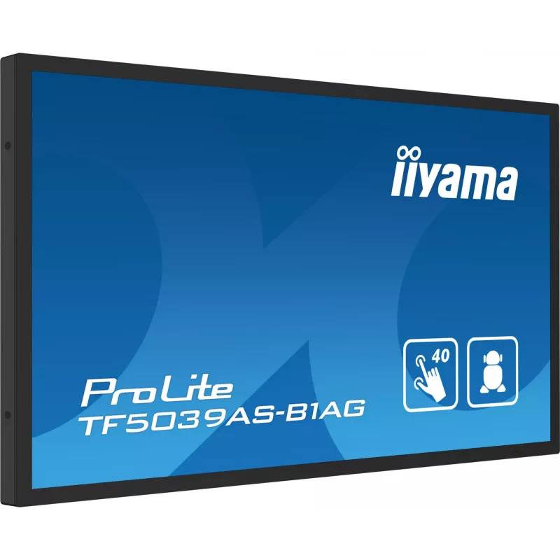 iiyama TF5039AS-B1AG arvutimonitor 125,7 cm (49,5 tolli) 3840 x 2160 pikslit 4K Ultra HD LED puuteekraaniga must