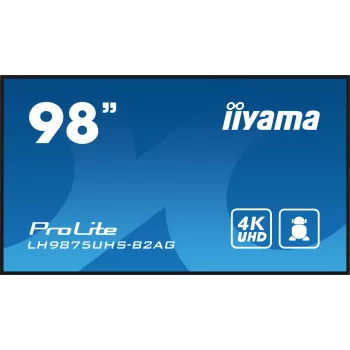 Digitaalne infokuva iiyama LH9875UHS-B2AG 97.5 tolli LED 4K Ultra HD 3840 x 2160