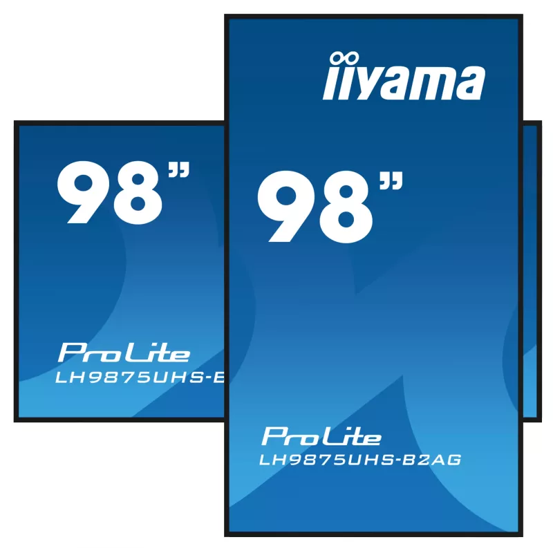 Digitaalne infokuva iiyama LH9875UHS-B2AG 97.5 tolli LED 4K Ultra HD 3840 x 2160