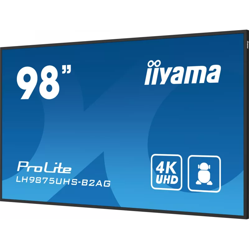 Digitaalne infokuva iiyama LH9875UHS-B2AG 97.5 tolli LED 4K Ultra HD 3840 x 2160