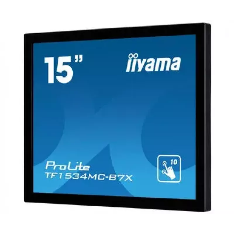 iiyama TF1534MC-B7X arvutimonitor 38,1 cm (15 tolli) 1024 x 768 pikslit XGA LED puuteekraan mitme kasutajaga must