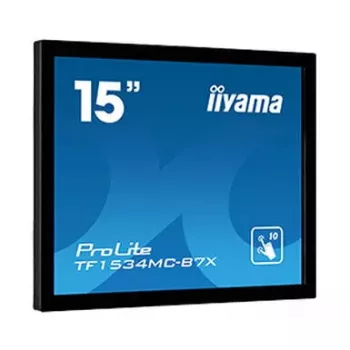 iiyama TF1534MC-B7X arvutimonitor 38,1 cm (15 tolli) 1024 x 768 pikslit XGA LED puuteekraan mitme kasutajaga must