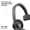 HP Poly Voyager 4310 USB-A peakkomplekt + BT700 dongle, juhtmevaba, kontori/kõnekeskuse jaoks, 20–20000 Hz, 122 g, peakomplekt, must