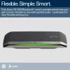 HP Poly Sync 40 Microsoft Teamsi sertifikaadiga kõlaritelefon, hõbedane, Windows 10, Windows 11, MacOS, 30 h, RoHS, Federal Communications Commission (FCC), CE, 38 mm