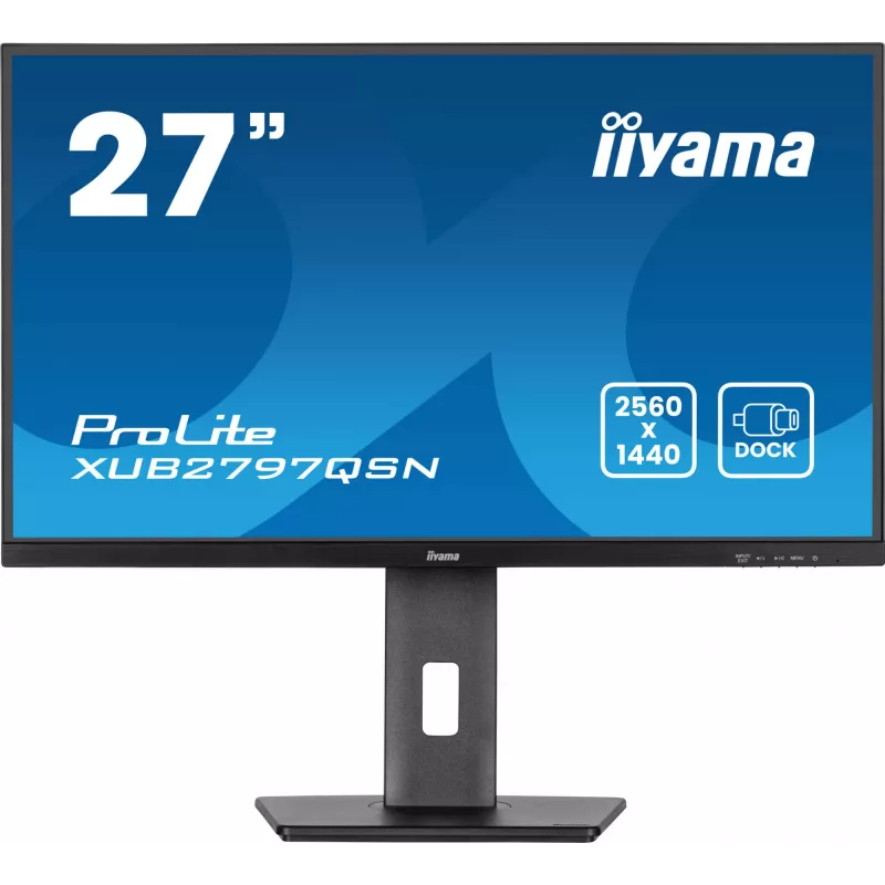 iiyama ProLite XUB2797QSN-B2 arvutimonitor 68,6 cm (27 tolli) 2560 x 1440 pikslit Quad HD LED must
