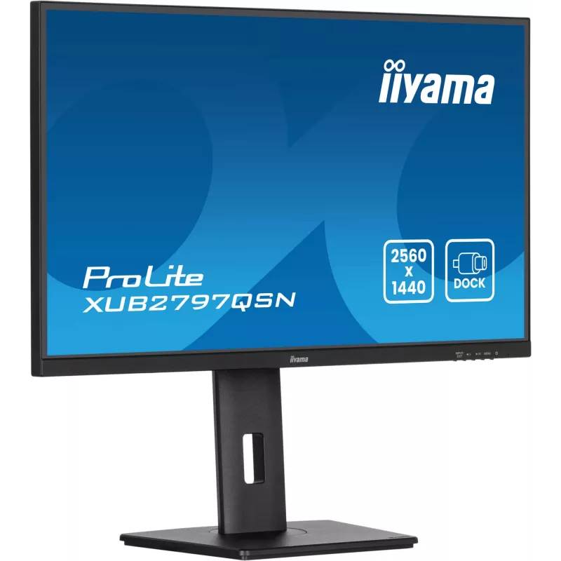 iiyama ProLite XUB2797QSN-B2 arvutimonitor 68,6 cm (27 tolli) 2560 x 1440 pikslit Quad HD LED must