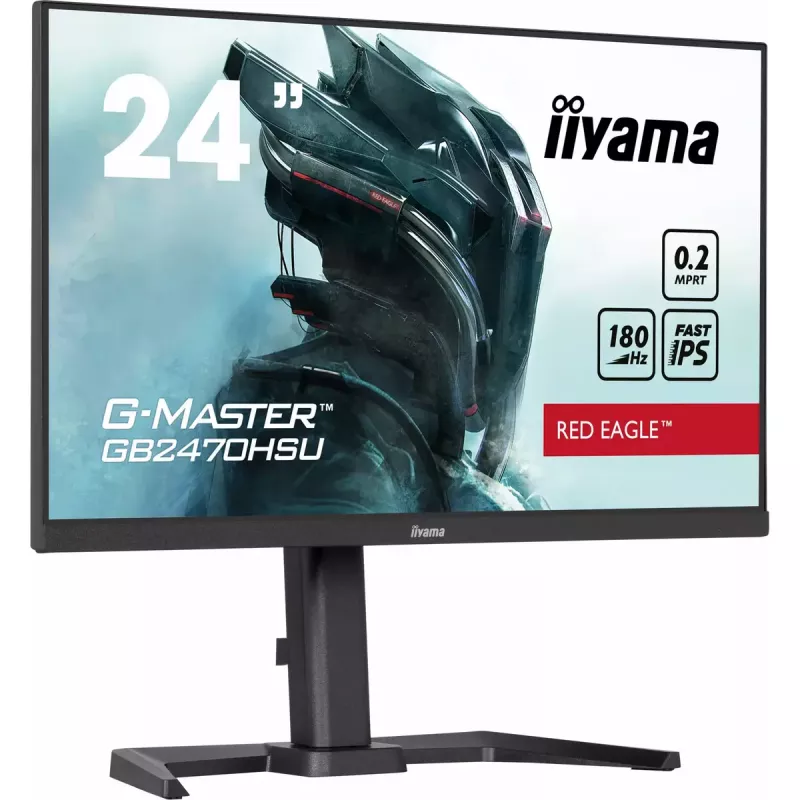 iiyama G-MASTER GB2470HSU-B6 arvutimonitor 60,5 cm (23,8 tolli) 1920 x 1080 pikslit Full HD LCD must