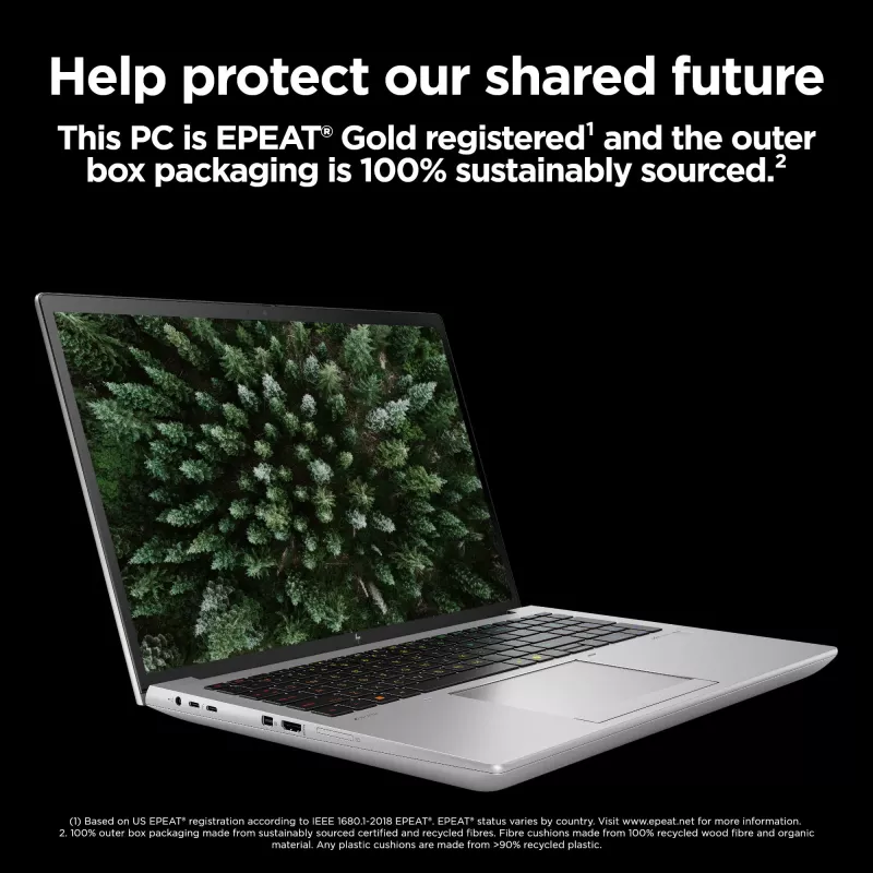 HP ZBook Fury 16 G11 Intel® Core™ i9 i9-14900HX 40,6 cm (16 tolli) WQUXGA 64 GB DDR5-SDRAM NVIDIA RTX 4000 Ada Wi-Fi 7 (802.11be) Windows 11 Pro AI tööjaam, AI PC