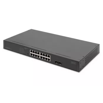 Haldamatu lüliti Digitus DN-95347-2 16-port Gigabit Ethernet 1U