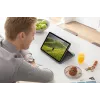 LOGITECH Folio Touch tagasivalgustusega klaviatuurikorpus puuteplaadiga Oxford Grey iPad Air (4. põlvkond) jaoks, saksa Qwertz