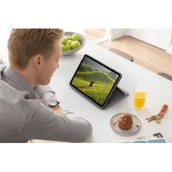 LOGITECH Folio Touch tagasivalgustusega klaviatuurikorpus puuteplaadiga Oxford Grey iPad Air (4. põlvkond) jaoks, saksa Qwertz