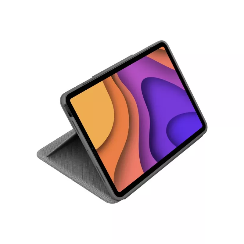 LOGITECH Folio Touch tagasivalgustusega klaviatuurikorpus puuteplaadiga Oxford Grey iPad Air (4. põlvkond) jaoks, saksa Qwertz