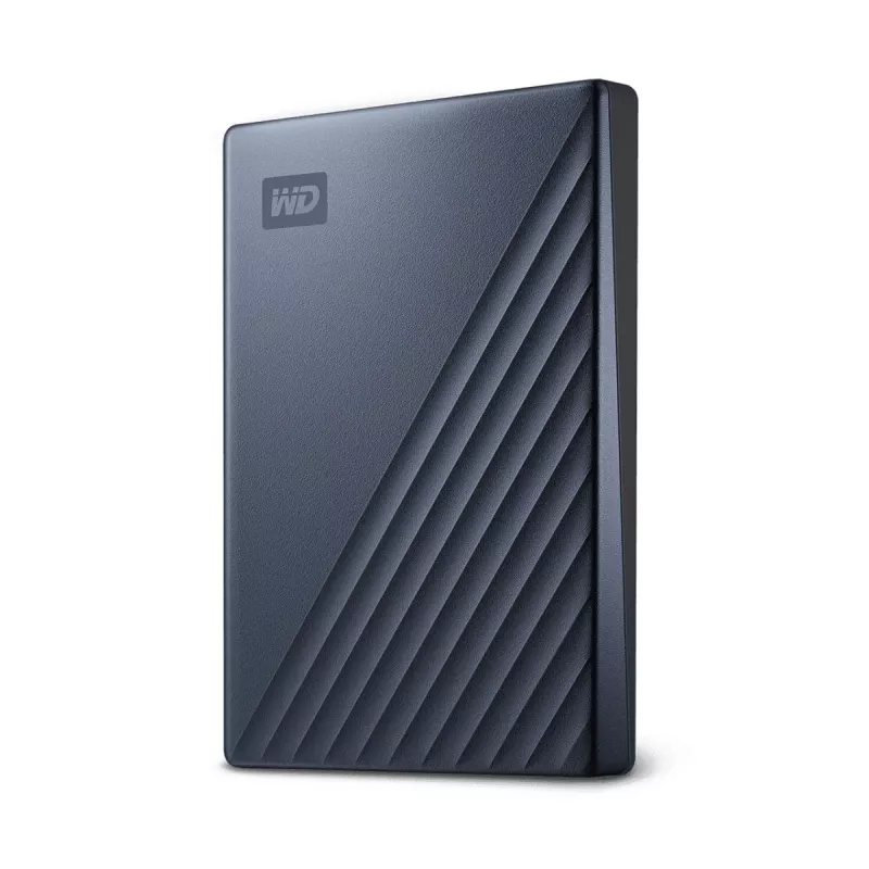 WESTERN DIGITAL Hard Drive - MY PASSPORT ULTRA - 5 TB - USB-C 3.2 Gen 1 - Blue