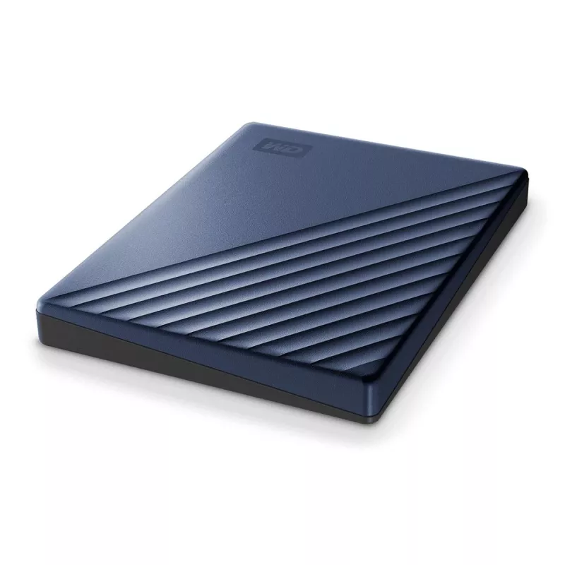 WESTERN DIGITAL Hard Drive - MY PASSPORT ULTRA - 5 TB - USB-C 3.2 Gen 1 - Blue