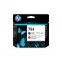 HP 744 Matte Must/Chromatic Red DesignJet prindipea