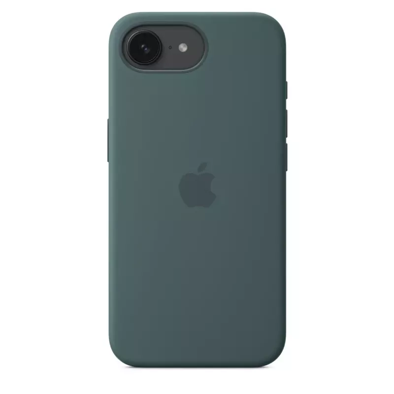 Apple Silicone ümbris iPhone 16e Lake roheline