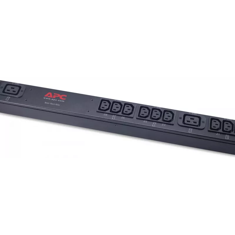 APC Rack PDU, Basic, Zero U, 11 kW, 230V, (36) C13 & (6) C19 toitejaotusseade (PDU) 42 vahelduvvoolu pistikupesa 0U must