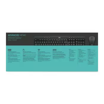 LOGITECH Mk540 Advanced juhtmeta klaviatuuri ja hiire komplekt - Azerty Belgia