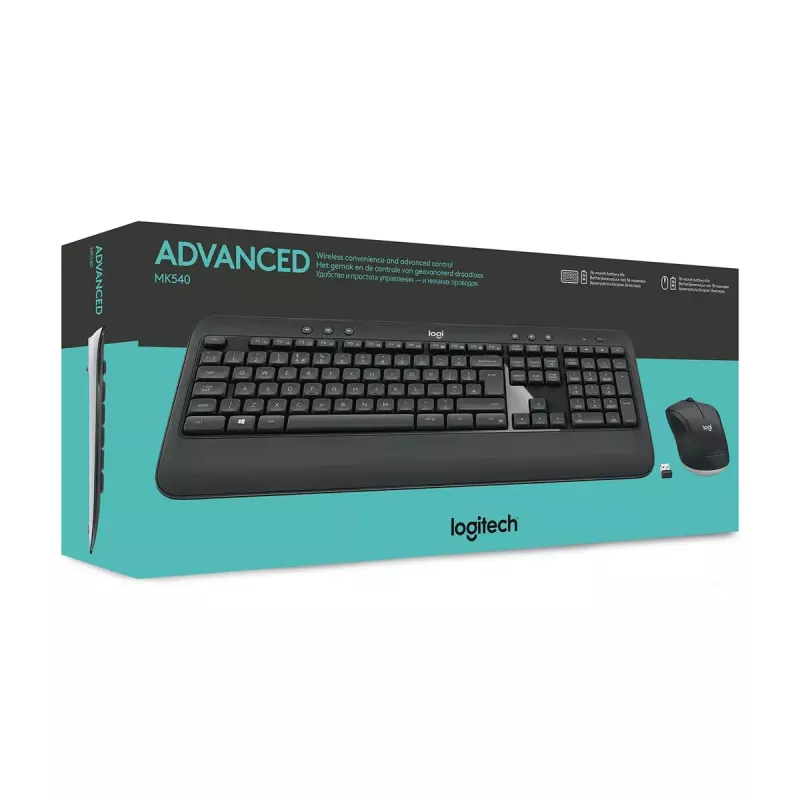 LOGITECH Mk540 Advanced juhtmeta klaviatuuri ja hiire komplekt - Azerty Belgia