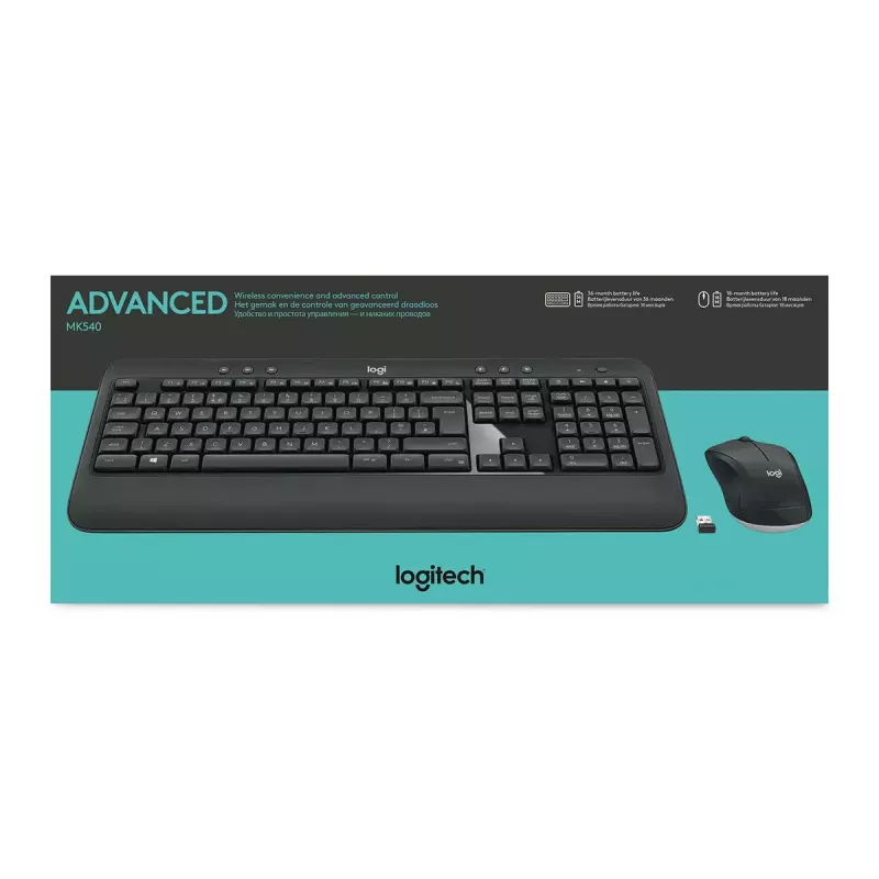 LOGITECH Mk540 Advanced juhtmeta klaviatuuri ja hiire komplekt - Azerty Belgia
