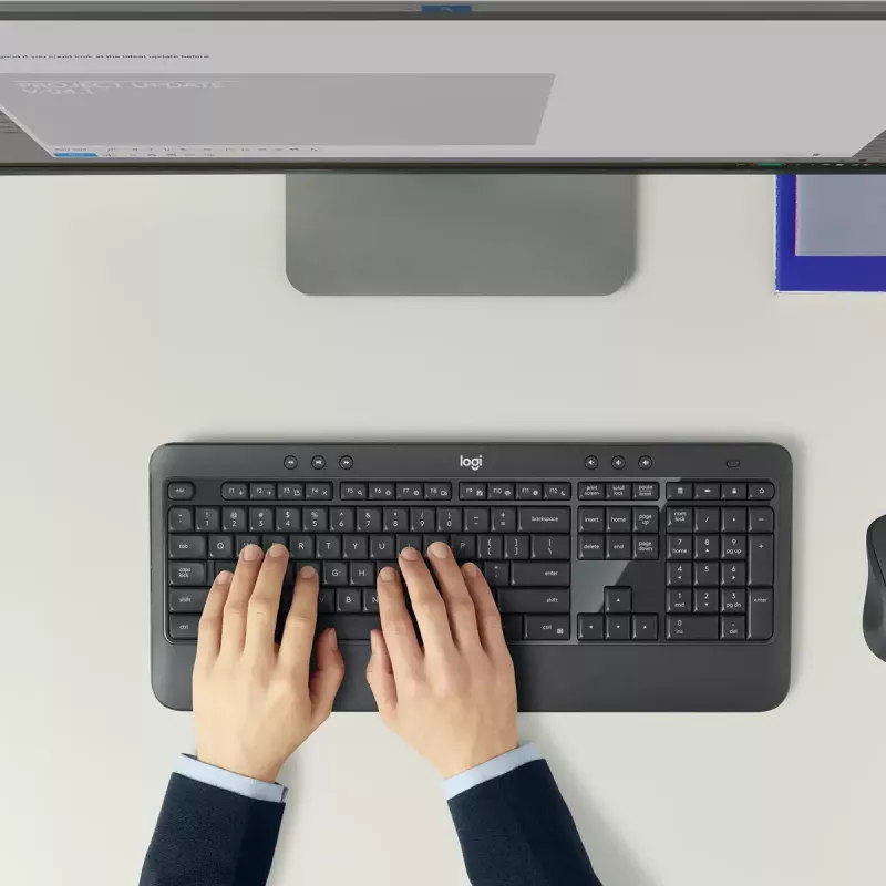 LOGITECH Mk540 Advanced juhtmeta klaviatuuri ja hiire komplekt - Azerty Belgia