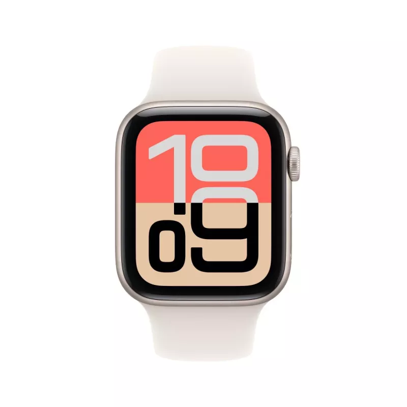 APPLE Watch SE 3 GPS + Cellular 44mm tähetähevalge alumiiniumkorpus koos tähetähevalge Sport-rihmaga M/L
