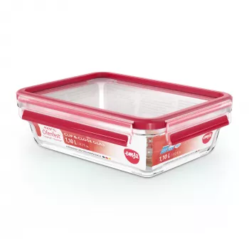 EMSA CLIP & CLOSE N10409 Ristkülikukujuline karp 1,1 L Läbipaistev 1 tk