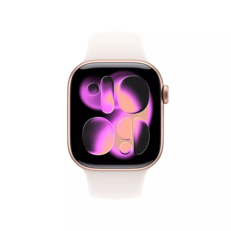 APPLE Watch Series 11 GPS + Cellular 42mm Roosakuldne alumiiniumkorpus heleroosa spordirihmaga S/M