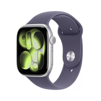 APPLE Watch Series 11 gps + Cellular 46mm hõbedane alumiiniumkorpus lilla udu spordirihmaga M/L