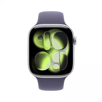 APPLE Watch Series 11 gps + Cellular 46mm hõbedane alumiiniumkorpus lilla udu spordirihmaga M/L