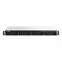 QNAP TS-464eU NAS Rack (1U) Intel® Celeron® N5095 8 GB DDR4 0 TB QNAP Turbo System Alumiinium, Must