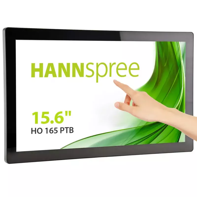 Hannspree Open Frame HO165PTB Signage-ekraan 39,6 cm (15,6 tolli) LED 250 cd/m² Full HD Must Puuteekraan 24/7