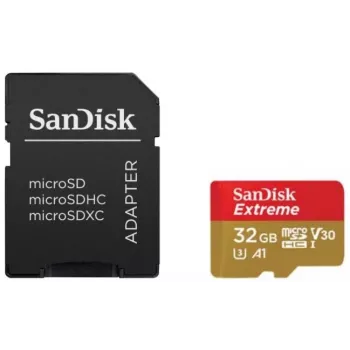 WESTERN DIGITAL SanDisk Micro SDHC mälukaart Extreme, 32 GB, 100 MB/s, 2 tk pakend