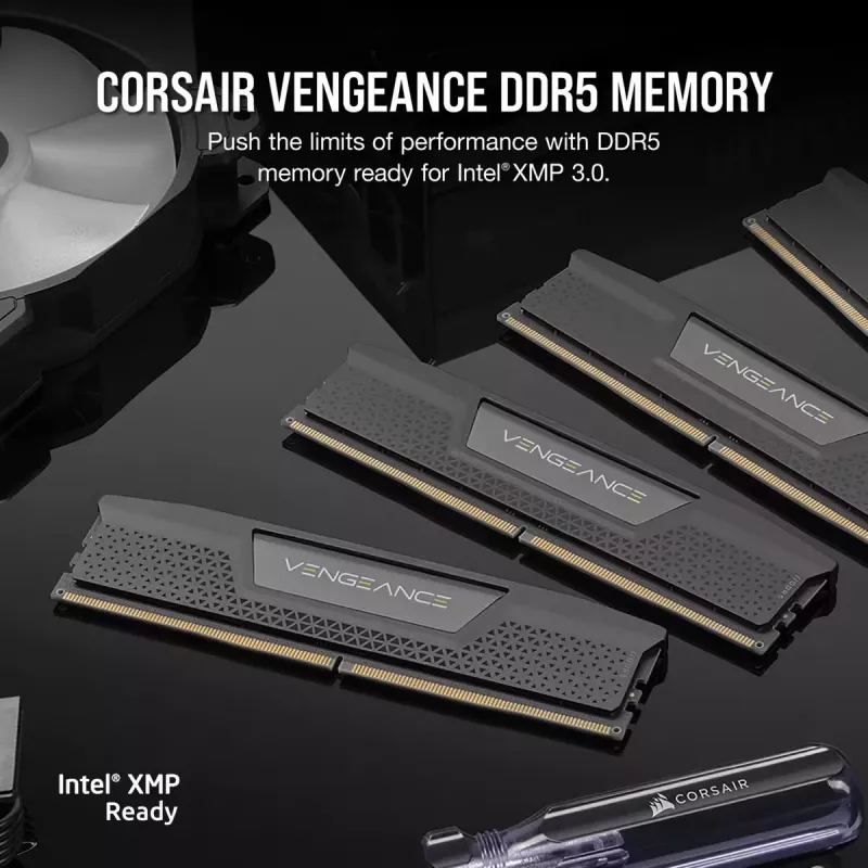 CORSAIR Memory 32GB (2x16gb) DDR5 Dram 6400mt/s CL36 Memory Kit Vengeance - Must